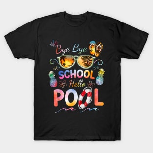 School Pool  Summer Vacation Pool School T-Shirt